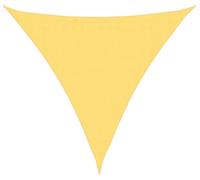 Voile d'ombrage, protection solaire et contre le vent, protection UV, résistant aux intempéries, pour jardin, terrasse, balcon, camping, pergola, carport, camping-car, forme triangulaire, couleur beig