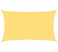 Voile d'ombrage, protection solaire et contre le vent, protection UV, résistant aux intempéries, pour jardin, terrasse, balcon, camping, pergola, carport, usage extérieur, forme rectangulaire, couleur