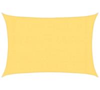 Voile d'ombrage, protection solaire et coupe-vent, protection UV, résistant aux intempéries, pour jardin, terrasse, balcon, camping, pergola, carport, usage extérieur, forme rectangulaire, couleur bei