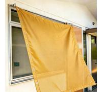 Voile d'ombrage Rectangle 300 x 875 cm Respirant, Perméable à l'eau et Ventilé Renforce Épaissir Voile Ombrage avec Cordes pour Jardin, Terrasse, Balcon, Jaune