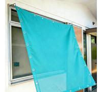 Voile d'ombrage Rectangle 500 x 850 cm Respirant, Perméable à l'eau et Ventilé Renforce Épaissir Voile Ombrage avec Cordes pour Jardin, Terrasse, Balcon, Bleu Ciel