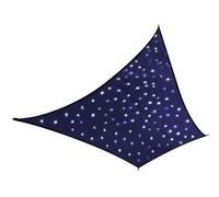 Voile d'ombrage rectangle avec LED bleu 300 x 200 cm