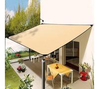 Voile d'ombrage rectangulaire, 2 x 3 m, protection UV, imperméable, polyester PES résistant aux rayures, auvent carré avec œillets et sangles de fixation pour le jardin, la terrasse, le camping et les