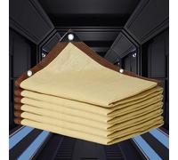 Voile d'ombrage Rectangulaire 2x3m Extérieur Voile Ombrage 3x4m Voile d' ombrage Rectangulaire Rideau pour Pergola Tente D'ombrage Tissu,beige-3x7m