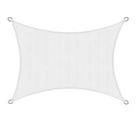Voile d'ombrage rectangulaire 2x3m SolVision HS9, Blanc
