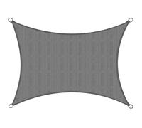 Voile d'ombrage rectangulaire 3x4m SolVision HS9, Anthracite