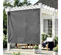 Voile D'ombrage Rectangulaire - 4.6X4.2M Gris foncé Toile D’ombrage Polyester PES avec 98% Protection UV, Résistant aux Intempéries et Durable, Toile Ombrage Exterieur pour Jardin, Extérieur