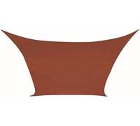 Voile d'Ombrage - Rectangulaire - 4 X 3 M - Couleur : Terre Cuite