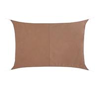 Toile Solaire Voile d'ombrage rectangulaire 2 x 3 m en Tissu déperlant - Coloris Taupe