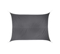 Voile d'ombrage rectangulaire Curacao - 3 x 4 m - Gris