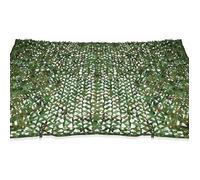 Voile d'ombrage rectangulaire design ombrière camouflage 3x5 M treillis vert