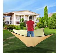 Voile d'ombrage rectangulaire en tissu résistant aux UV UPF50, perméable à l'eau et à l'air, installation facile pour abri d'auto, terrasse, jardin extérieur