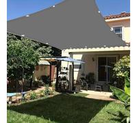 Voile d'Ombrage Rectangulaire Étanche 1.6x5m Voiles Ombrages Rectangulaire, Polyester Protection UV Solaire pour Jardin Balcons Terrasse Pergola avec Oeillet Cordon