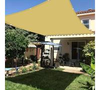 Voile d'Ombrage Rectangulaire Étanche 2.1x4.5m Voiles Ombrages Rectangulaire, Polyester Protection UV Solaire pour Jardin Balcons Terrasse Pergola avec Oeillet Cordon