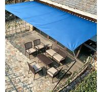 Voile D'ombrage Rectangulaire Imperméable, 1.8x4M Toile Ombrage Rectangulaire Filet D'ombrage Bâche Ombrage Protection UV Solaire pour Jardins Balcons Pergola Terrasse - Bleu