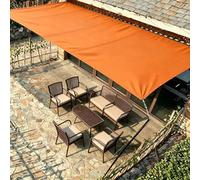 Voile D'ombrage Rectangulaire Imperméable, 1.8x4M Toile Ombrage Rectangulaire Filet D'ombrage Bâche Ombrage Protection UV Solaire pour Jardins Balcons Pergola Terrasse - Orange