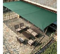 Voile D'ombrage Rectangulaire Imperméable, 2.7x2.7M Toile Ombrage Rectangulaire Filet D'ombrage Bâche Ombrage Protection UV Solaire pour Jardins Balcons Pergola Terrasse - Vert