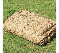 Voile d'ombrage rectangulaire, motif camouflage, filet de camouflage de protection solaire pour patio, 3 x 4 m, Sable