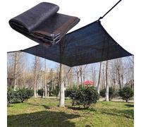 Voile d'ombrage rectangulaire résistant aux UV avec œillets - 90 % tissu pour plantes et auvents - 4 x 8 m