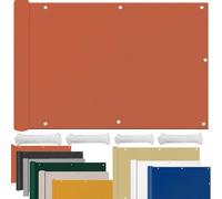 Voile d'ombrage Rectangulaire sur Mesure UV Protection 1.6x4.8m Orange | Voile D'ombrage Rectangulaire Imperméable Sur Mesure Toile D'ombrage Rectangulaire UV Protection pour Patio avec Oeillets