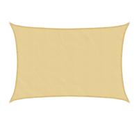 Voile d'ombrage sable 4x3 m 100 % polyester oxford