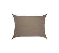 Voile d'ombrage solaire rectangulaire elyora blé - 3 x 2 m - hespéride