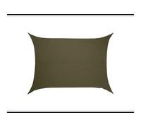 Voile d'ombrage solaire rectangulaire elyora laurier - 3 x 2 m - hespéride