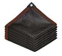 Voile-d'ombrage-Toile-Filet-Ombrage-Exterieur Rectangulaire avec œillets pour Balcon, Serre, Jardin, Pergola, Patio Lawn-3x6m-Noir