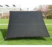 Voile D'ombrage, Toile Ombrage Rectangulaire 3x2m 4x3m 5x4m 6x5m, Protection UV 90%, Résistant Et Respirant, Distance Du Trou De 1 M, Taud Soleil Pour Terrasse Et Jardin,Black-2*4m(6.56*13.12ft)