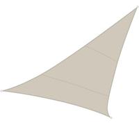 Voile d'Ombrage - Triangle - 5 X 5 X 5 M - Couleur : Crème