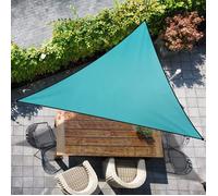 Voile d'ombrage triangulaire 3×3×3 m bleu - PU imperméable, blocage UV 95%