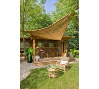 Voile d'ombrage triangulaire 3,50 m Jardiline - Coco naturelle
