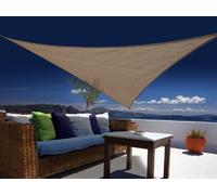 Voile d'ombrage triangulaire 3,60 m Austral Jardiline - Brun havane