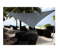 Voile d'ombrage triangulaire 5 x 5 x 5 m - Austral - Ardoise - Jardiline Ardoise G