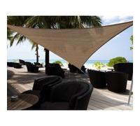 Voile d'ombrage triangulaire 5 x 5 x 5 m - Austral - Brun havane - Jardiline Brun G