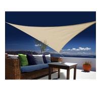 JardiDéco Voile d'ombrage triangulaire Austral 5 x 5 x 5 m Sable
