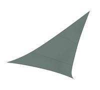Voile d'ombrage - triangulaire - 5 x 5 x 5 x 5 m - Couleur : gris verdâtre