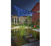 Voile d'ombrage triangulaire Ciel Étoilé LED 3,60 m Starry Sky Jardiline - Bleu nuit