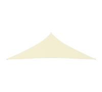 Voile Toile D'ombrage Parasol Tissu Oxford Triangulaire 2,5 X 2,5 X 3,5 M Crème Helloshop26 02_0009798 Multicolore