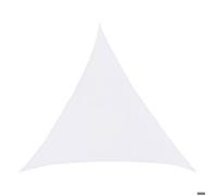 Voile d'ombrage triangulaire 2 x 2 x 2 m curacao - blanc - hespéride