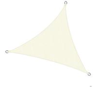 Voile d'ombrage triangulaire étanche 36x36x36m SolVision PS9 Crème