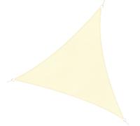 Voile d'ombrage Triangulaire Grande Taille 4 x 4 x 4 m polyšŠthylššne Haute densitšŠ ršŠsistant aux UV crššme