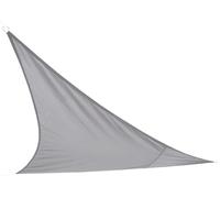 Voile d'ombrage triangulaire grise – Dimensions 360x360x360 cm en polyester 160g/m²