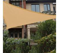 Voile d'ombrage triangulaire imperméable 4 x 4 x 4 m, qualité supérieure