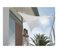 Voile d'ombrage triangulaire serenity - 5 x 5 x 5 m - blanc - jardiline