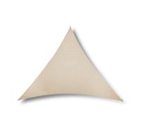 Jardiline Voile d'ombrage RIVAGE triangulaire 3,60 m de côté Grège Qualité Premium