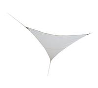 Voile d'ombrage triangulaire serenity 3,60 x 3,60 x 3,60 m - blanc - jardiline
