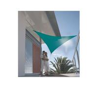 JARDILINE Voile d'ombrage Triangulaire Serenity - 3,60 x 3,60 x 3,60 m - Bleu Canard
