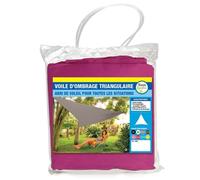 Voile d'ombrage triangulaire - TERRE JARDIN - Rose - Polyester - Décoratif - Garantie 2 ans - Poids 0.9 kg