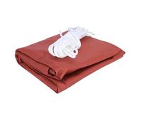 Voile d'ombrage Triangulaire Voile D'ombrage Triangulaire Imperméable for Piscine, Protection Solaire, Tente De Camping, Auvent D'extérieur, 16 Couleurs(Rust Red Color,3x4x5m)